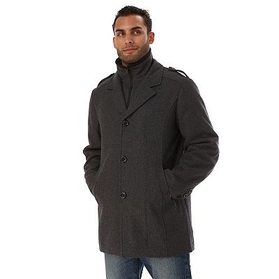 Men s Apt. 9 Wool Bibbed Carcoat