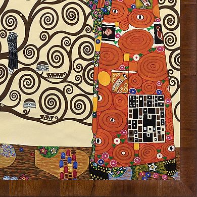 La Pastiche The Tree of Life Stoclet Frieze 1909 by Gustav Klimt Framed Wall Art