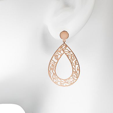 LC Lauren Conrad Filigree Teardrop Earrings