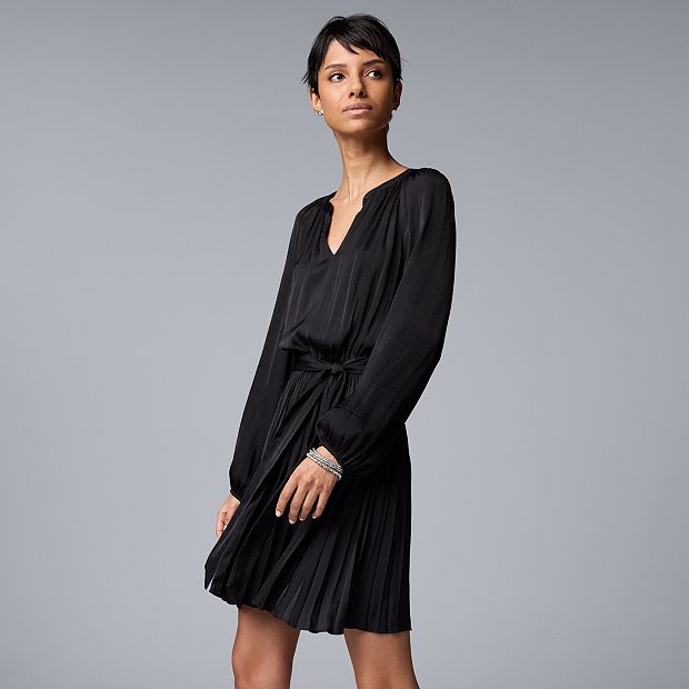 Vera wang discount black dress kohls