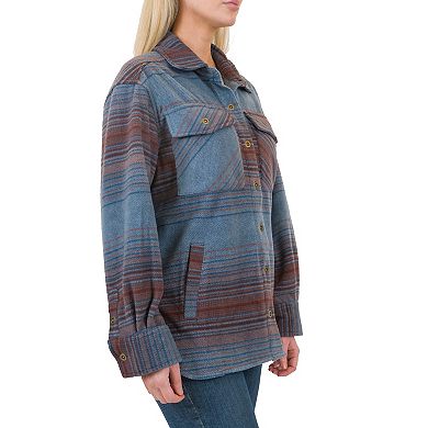Women's Mountain and Isles 2-Pocket Printed Fleece Shirt Jacket