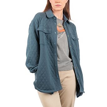 Women's Mountain and Isles Diamond Quilted Shirt Jacket