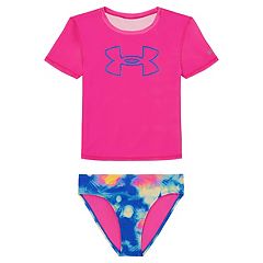 Under Armour Little Girls 2T-6X Solid Wordmark Leggings