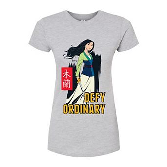 Disney's Mulan Juniors' Defy Ordinary Fitted Tee
