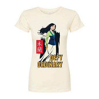 Disney's Mulan Juniors' Defy Ordinary Fitted Tee