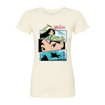 Disney's Mulan Juniors' Comic Fitted Tee