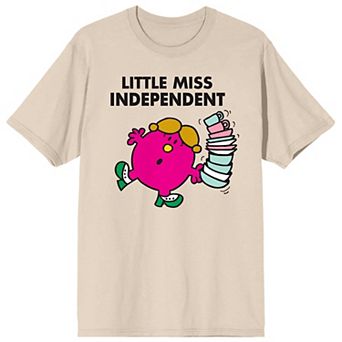 Juniors' Mr. Men And Little Miss Independent Graphic Tee