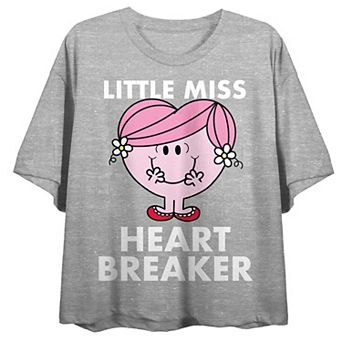 Juniors' Mr. Men And Little Miss Heartbreaker Graphic Tee