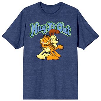 Juniors' Garfield & Odie Hug It Out Graphic Tee