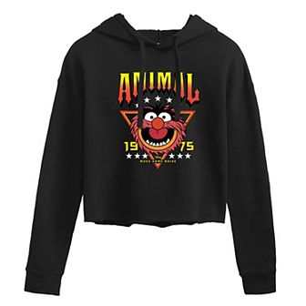 Disney's The Muppets Animal Juniors' Band Cropped Hoodie