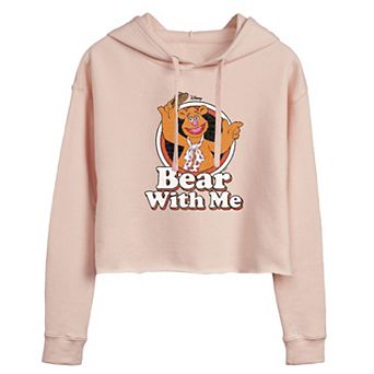 Disney's The Muppets Fozzie Bear Juniors' With Me Cropped Hoodie