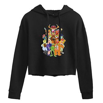 Disney's The Muppets Juniors' Group Cropped Hoodie