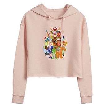 Disney's The Muppets Juniors' Group Cropped Hoodie