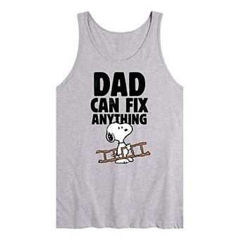 Men's Peanuts Dad Can Fix It Tank Top