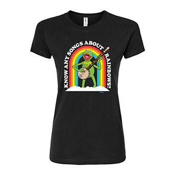 Disney's The Muppets Juniors' Rainbows Fitted Tee