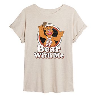 Disney's The Muppets Juniors' Bear With Me Oversized Tee