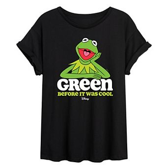 Disney's The Muppets Juniors' Green Before Oversized Tee
