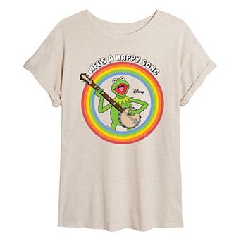 Disney's The Muppets Juniors' Happy Song Oversized Tee