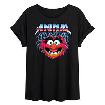 Disney's The Muppets Juniors' Animal Rock Oversized Tee