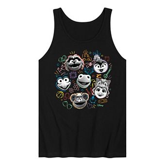 Disney's Muppets Babies Men's Faces Graphic Tank Top