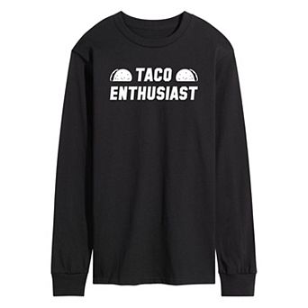 Men's Taco Enthusiast Long Sleeve Graphic Tee