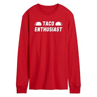 Men's Taco Enthusiast Long Sleeve Graphic Tee