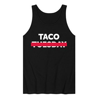 Men's Taco Crossed Out Graphic Tank Top