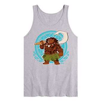 Disney's Moana Men's Pattern Maui Graphic Tank Top