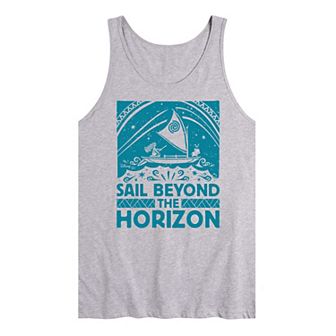 Disney's Moana Men's Sail Beyond Horizon Graphic Tank Top