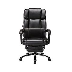 Vinsetto Gaming Chair High Back Ergonomic PU Leather Office Chair with  Lumbar Support and Headrest Tilt and Adjustable Function Blue and Black  Racing Computer Reclining Seat