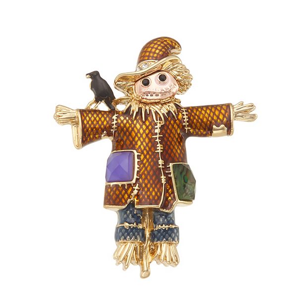 Napier Pin Into Autumn Scarecrow Pin