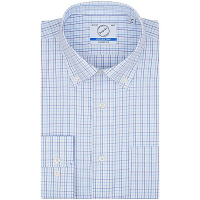 Men's Bespoke Classic-Fit Pinpoint Oxford Dress Shirt