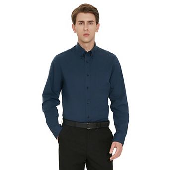 Men's Bespoke Classic-Fit Pinpoint Oxford Dress Shirt