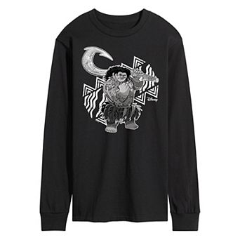 Disney's Moana Men's Maui Long Sleeve Graphic Tee