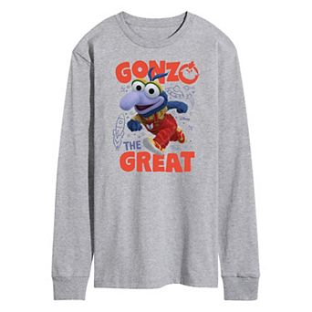 Disney's Muppets Babies Gonzo Men's The Great Long Sleeve Graphic Tee