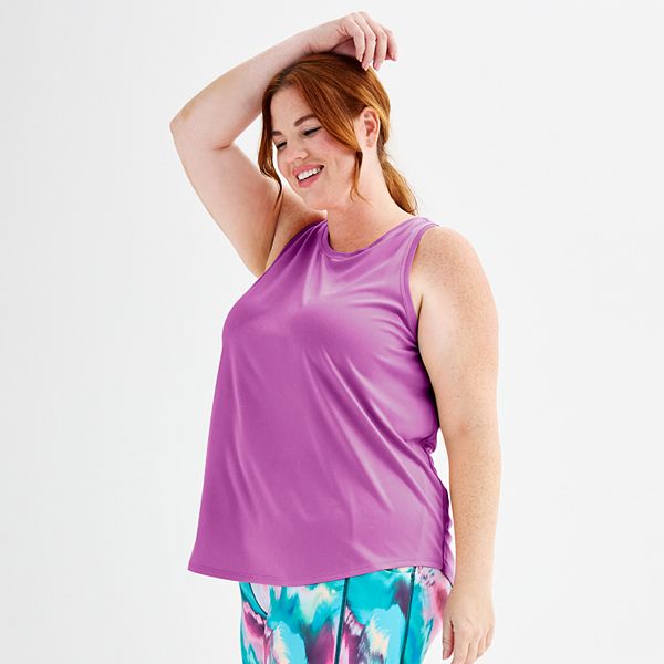 Plus Size Tek Gear&reg; Dry Tek Tank Top - Orchid Sunset (4X)