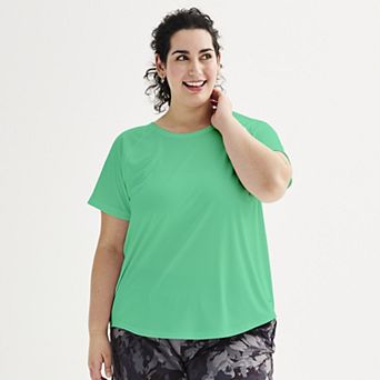 Plus Size Tek Gear® Dry Tek Short Sleeve Tee