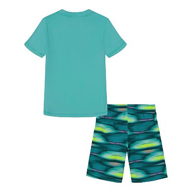 Boys 4-7 Under Armour 2-Piece Swim Top & Swim Shorts Set