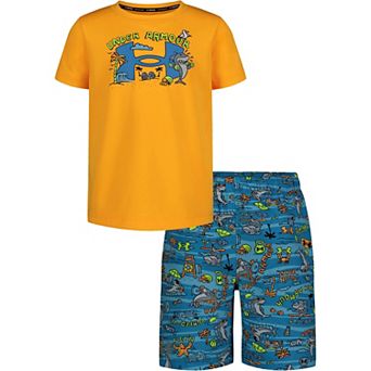 Boys 4-7 Under Armour 2 pc Swim Top & Swim Shorts Set