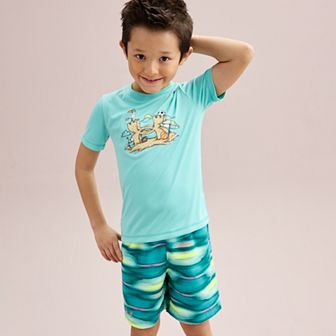 Boys 4-7 Under Armour 2 pc Swim Top & Swim Shorts Set