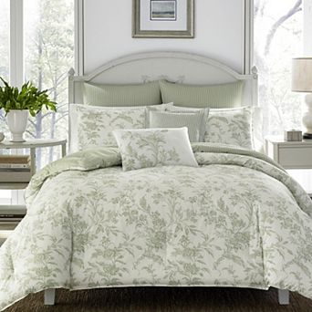 Laura Ashley Natalie Green Duvet Set