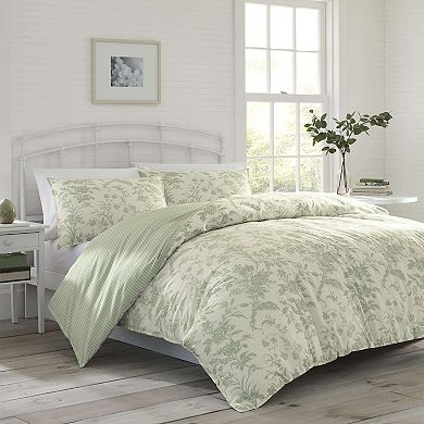 Laura Ashley Natalie Green Duvet Set