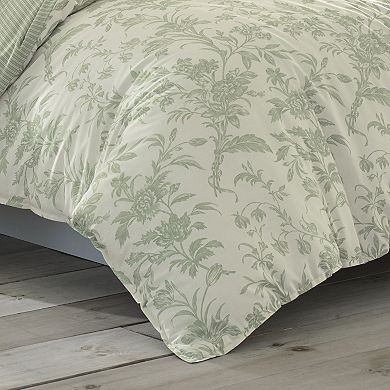 Laura Ashley Natalie Green Duvet Set
