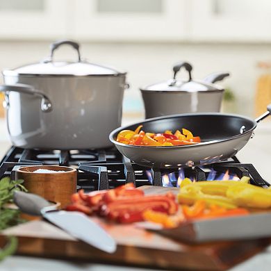 Rachael Ray Classic Brights 14-pc. Hard Enamel Nonstick Cookware & Cooking Tools Set