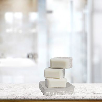 Sweet Home Avalon Bath Accessory Collection Concrete Bathroom Soap Dish