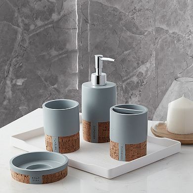 Sweet Home Bath Accessory Collection Modern 4-piece Set