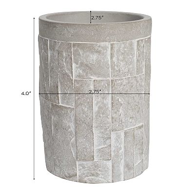 Sweet Home Avalon Bath Accessory Collection Concrete Bathroom Tumbler