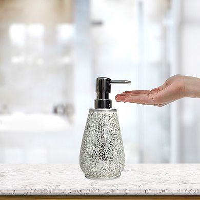 Sweet Home Glamour Bath Accessory Collection Poly Resin Bathroom Soap Dispenser