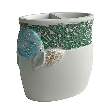 Sweet Home Seascape Bath Accessory Collection 4-Piece Bathroom Set