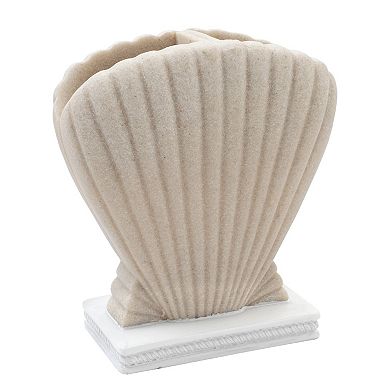 Sweet Home Coastal Shell Bath Accessory Collection 4-Piece Bathroom Set